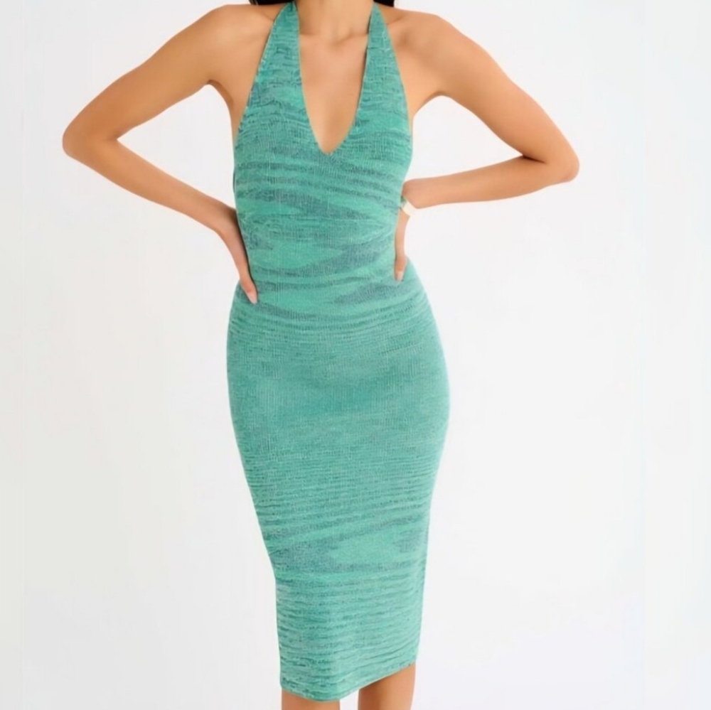 Rumored Riptide Midi Dress